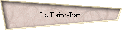 Le Faire-Part